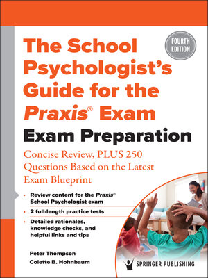 cover image of The School Psychologist's Guide for the Praxis&#174; Exam